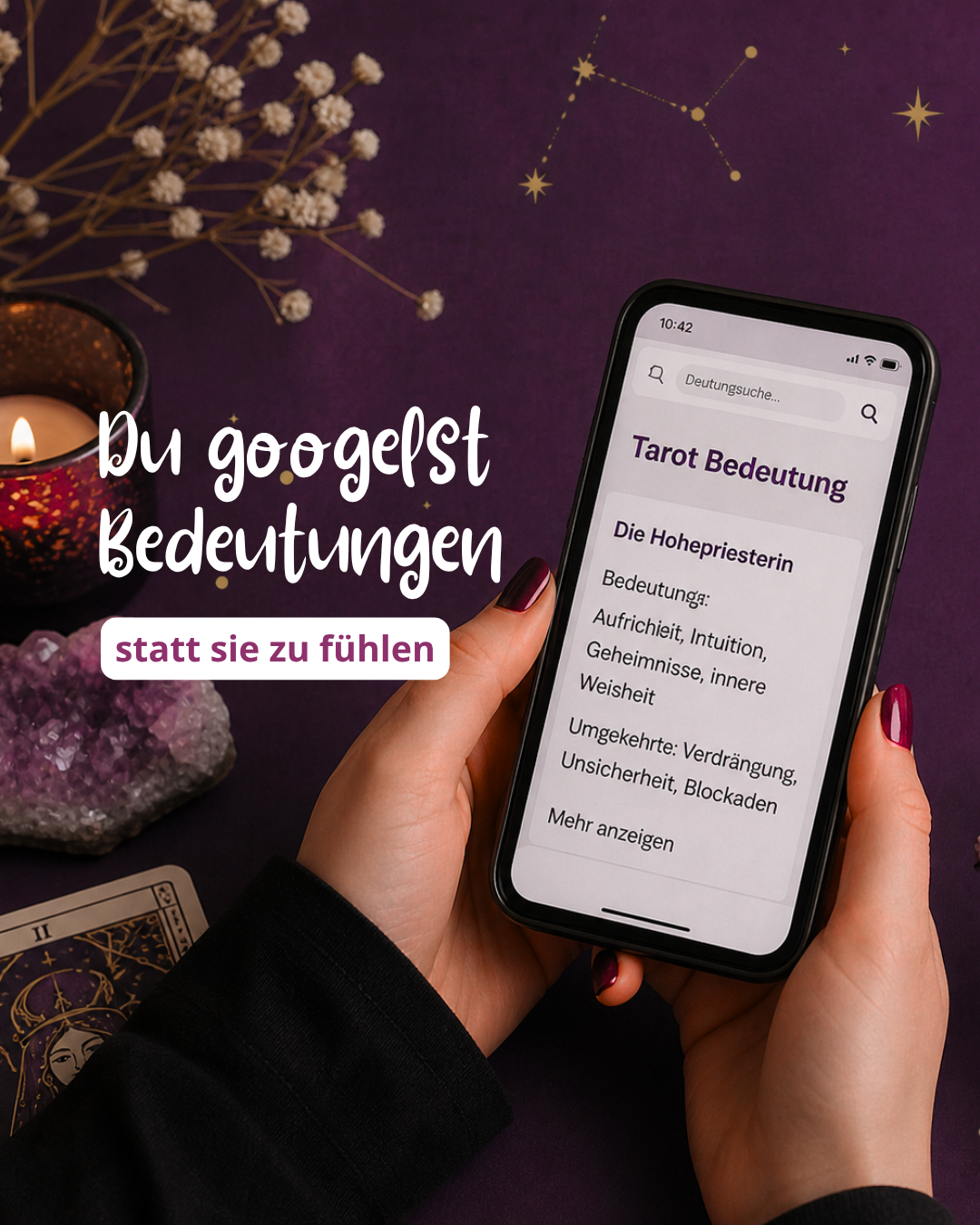 Live Online Tarotkurs | ein Monat Tarot Oktober | lerne, dir selbst zu vertrauen