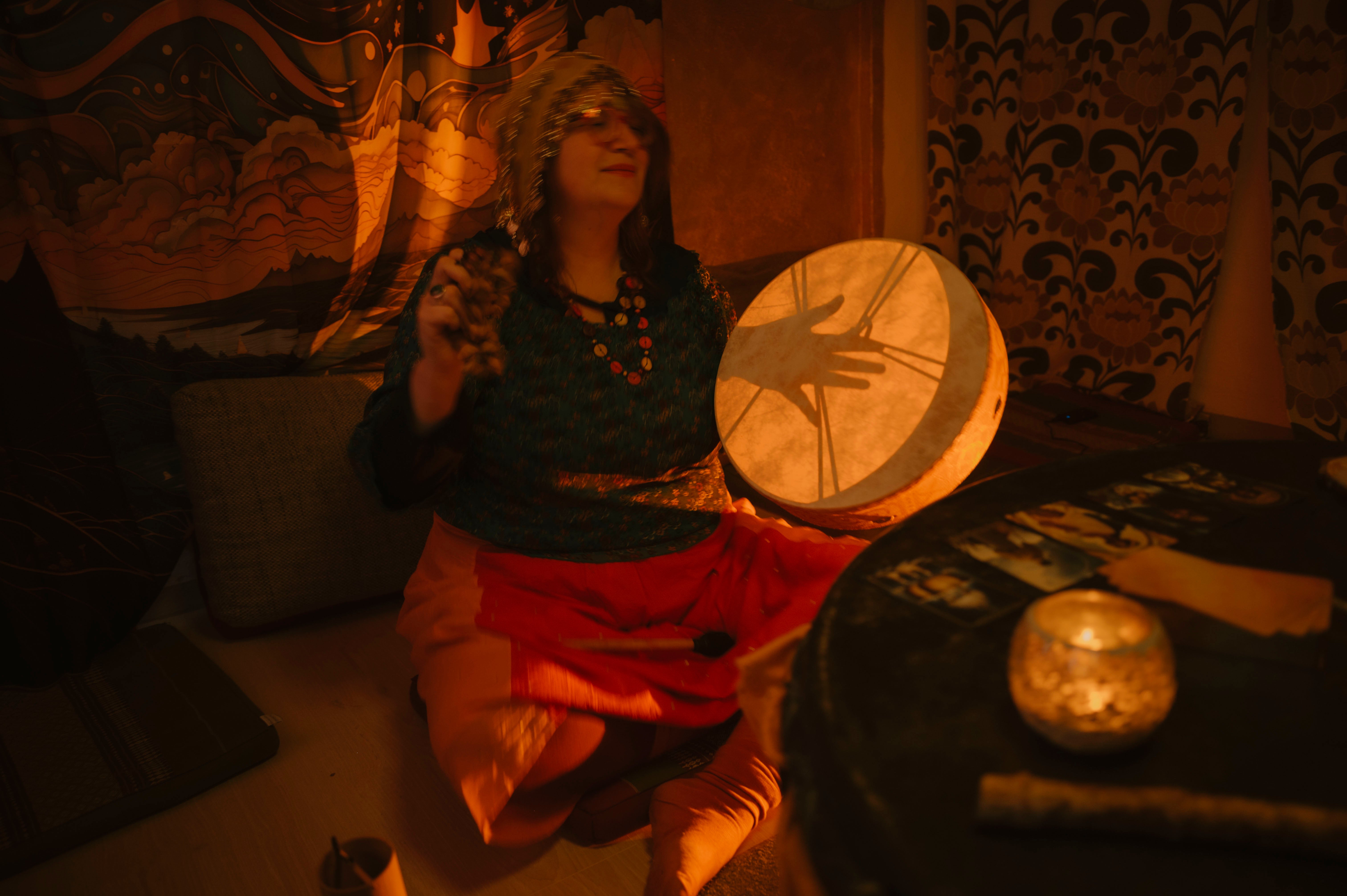 schamanischer Trommelkreis