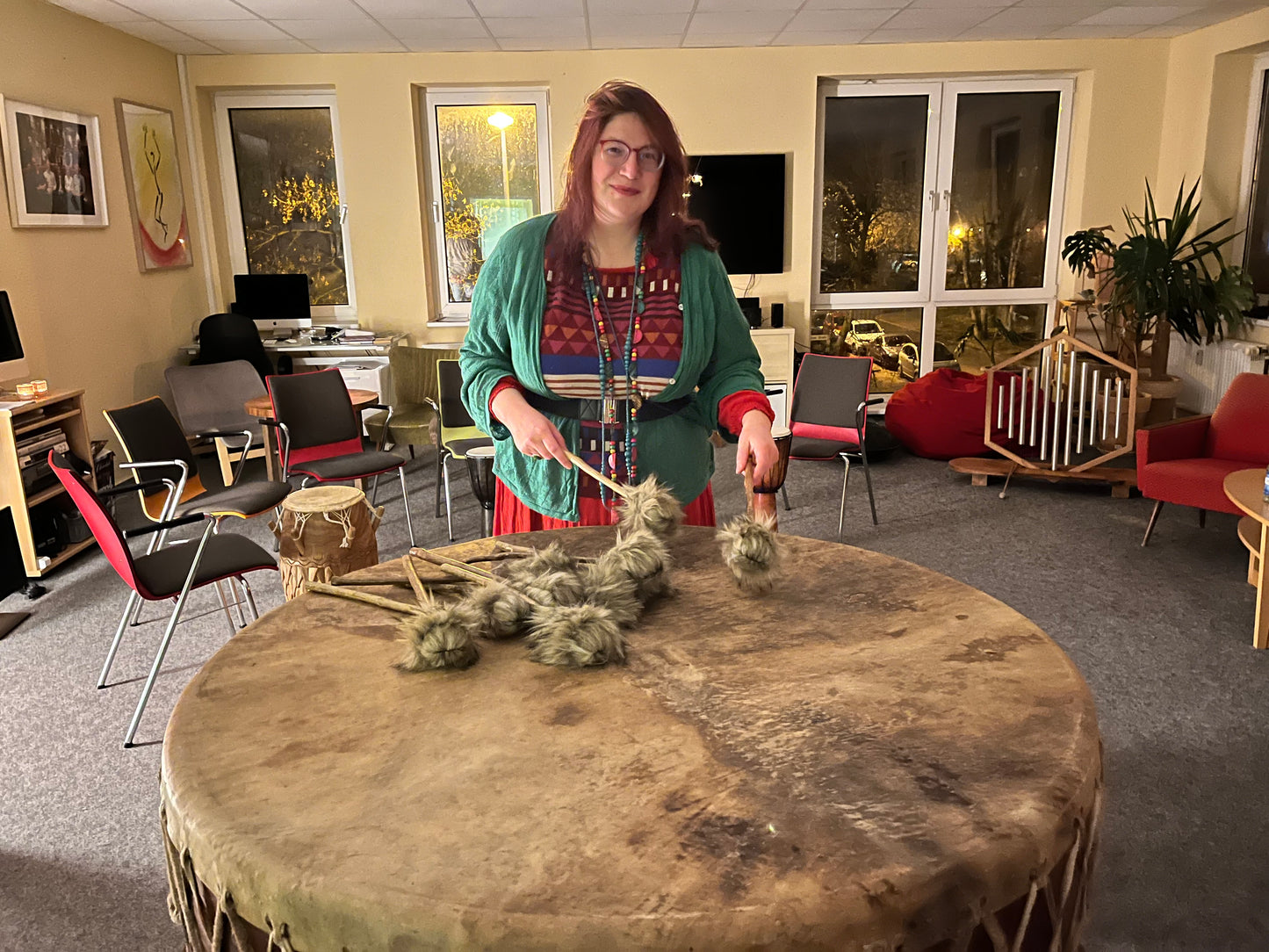 schamanischer Trommelkreis – wild & frei